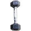 Toorx Fitness Manubrio Esagonale Gommato - 5 kg. Linea Toorx MEG-5