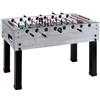 Garlando Calciobalilla G500 Rovere Grigio con Aste Rientranti, piano gioco vetro - biliardino Garlando con 50 Palline in omaggio cd.G500GRRCVL.