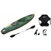 Bic Sport Kayak Canoa Java Fishing Verde (lunghezza 410 Cm) Cod.100097 + 1 Pagaia + 1 Seggiolino + 1 Portacanne Orientabile + 1 Leash + 2 Portacanen Interni