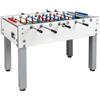 Garlando Calciobalilla G 500 Weatherproof Bianco piano gioco in vetro con Aste Rientranti Garlando in omaggio 50 Palline + Copertina Impermeabile + piedini