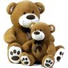 PLUSH&COMPANY Peluche Orso Meska 70 cm.