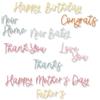 Thinlits Variety Sentiments Sizzix