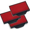 Trodat 3 cassette d'inchiostro 6/56 rosse per timbri Trodat Professional Line 5117, 5204, 5206, 5460, 5460L, 5465, 5558, 55510, 5466PL