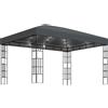 vidaXL AX Gazebo 3x4x2.6m 43 LED Energia Solare Tetto Giardino Hg200cm Patio + 3070323