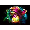 WACYDSD Puzzle 1000 Pezzi Puzzle 3D Scimmia Animale Astratta Fai da Te Moderna Arte della Parete Casa