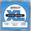 D'Addario XLB160T - Corda singola avvolta in nickel per basso, scala lunga, .160, tapered