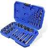 Estrattore Viti Danneggiate 33 in 1, VMAN Set di Estrattori con Set di  Cacciaviti, Magnetica Porta Punte di Prolunga Magnetica e Adattatore Presa  per Viti o Bulloni Danneggiati 2-12mm : : Fai