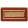 emmevi Zerbino Cocco 40x70 cm Elegante Robusto Ingresso Casa Esterno Antiscivolo Mod.COCCO_BORDO BORDEAUX
