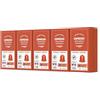 by Amazon Capsule Caffè espresso compatibili con Nespresso, tostatura chiara, 100 unità, 5 confezioni da 20 - Certificato Rainforest Alliance