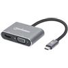 Manhattan Docking station 4 in 1 Manhattan Convertitore USB Tipo C a HDMI e VGA con Power Delivery