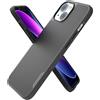 Smartish Custodia sottile per iPhone 13 - Gripmunk compatibile con MagSafe [leggera + protettiva] custodia sottile con fodera in microfibra - Black Tie Affair