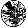 Instant Karma Clocks | Orologio da Parete Barber Shop | Design Vintage per Parrucchieri e Barbieri Professionisti