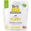 BRIT Care Sustainable Puppy cibo secco con pollo e insetti 1 kg