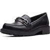 Clarks Donna Orinoco2 Edge Loafer, Pelle Praline, 39 EU