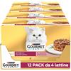 Gourmet Purina Gourmet Gold Umido Gatto Intrecci Di Gusto, con Pollo e Manzo, con Tacchino e Agnello - 48 lattine da 85 g ciascuna (Confezione da 48 x 85 g)