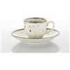 WEISSESTAL TAZZA CAFFE CON PIATTO COTTAGE IVORY 721191