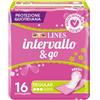 LINES intervallo & go FRESH 16 pz Assorbenti