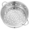 Cabilock Vaporiera Acciaio Inossidabile con Maniglie Doppie Perfetta per Dumplings e Buns Facile da Pulire Design Ventilazione per Cottura Veloce e Risparmio Energetico