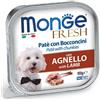 Monge Fresh Paté Bocconcini Con Agnello Cibo Umido Per Cani Adulti 100g