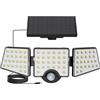 Lepro Lampada Solare da Esterno con Sensore di Movimento 72 LED 1200LM IP65