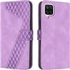 OKZone Cover per Samsung Galaxy A12/M12, Custodia in Pelle Samsung A12 4G/M12 4G/F12 4G, Cover a Libro Galaxy A12 4G/M12 4G/F12 4G Magnetica Portafoglio Folio PFlip Caso con Wallet Case Cover(Porpora)