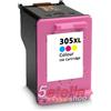 CARTUCCIA COLORE XL COMPATIBILE CON HP 305XL 3YM63AE - NO-NAME