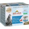 Almo Nature HFC Light Cibo Umido per Gatti - Tonno dell'Atlantico - 4 lattine da 50 gr