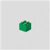 Lego Contenitore a mattoncino Lego Mini Box con 4 inserti (Verde scuro) [40111734]