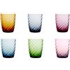 Zafferano S.R.L. Torson, set 6 bicchieri tumbler colori assortiti