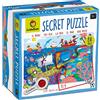 Ludattica - Secret puzzle Il Mare - Puzzle 24 pezzi bambini 3+ - Due giochi in uno - Made in Italy