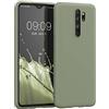 kwmobile Custodia Compatibile con Xiaomi Redmi Note 8 Pro Cover - Back Case per Smartphone in Silicone TPU - Protezione Gommata - verde grigio