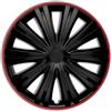 AUTO-STYLE Autostyle Pp 5043Br Set Di 4 Copricerchi Giga R 13 Pollici Nero/Rosso