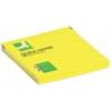 Q-CONNECT Foglietti riposizionabili Q-Connect 70 g/m² - giallo neon - 76x76 mm - 6 blocchetti da 80 ff - KF10514