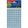 APLI 2052 - Etichette blu (Ø 10) 5 fogli
