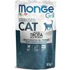 Monge Grill Sterilised Ricco in Trota Cibo Umido Per Gatti Sterilizzati 85g