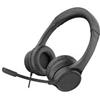 Adj Cuffie Adj C/Microfono Usb Ring Bk Con Controller Volume Su Cavo [780-00058]