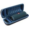 Khanka Eva Custodia rigida da viaggio per JBL Flip 6 Flip 5 Speaker Bluetooth Portatile (Zip blu)