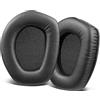 SOULWIT Cuscinetti auricolari di ricambio per Sennheiser RS165/RS175/RS185/RS195 (RS 165 175 185 195 RF), cuscinetti auricolari in pelle PU per cuffie wireless HDR165/HDR175/HDR185/HDR195 (HDR 195RF)
