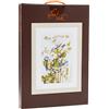 LANARTE Kit Punto Croce Contato Tette Blu Decorativi per Pareti ca. 27 x 38 cm Set Fai da Te Creativo Adulti Ricamo Casa Decor Arte da Parete Kit per Hobby Cross Stitch