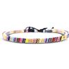 Made by Nami Braccialetto Surfer Boho Donna e Uomo - Accessori Fatti a Mano per Festa in Spiaggia - Etnico Hippie - 100% Impermeabile e Regolabile - Amicizia Ragazze (Giallo)
