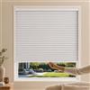 Chicology Cordless Cellular Shades Tenda per Finestra a cella Singola Privacy, Poliestere Metallo Plastica, Nebbia Serale (Blackout), 97W x 122H cm