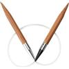 CHIAOGOO 9-Inch Bamboo Circular Knitting Needles, 1.5/2.5mm