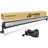 AUXTINGS 132 cm 675W tripla filas 7D LED luce di lavoro bar spot flood Combo Beam CC 12V-24V 6000K Offroad veicoli 4x4 Atvs Utvs
