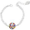 Generic Venetiaurum - Bracciale per Donna Con Murrina In Vetro Originale Di Murano E Argento 925 - Gioiello Made In Italy Certificato