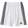 ADIDAS PANTALONCINO SQUADRA 21 ALLENAMENTO BIANCO NERO BAMBINO [07181]
