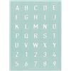 Thinlits Alfanumerico Piastrellato Sizzix