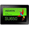 Adata SSD 1TB Adata Ultimate SU650 2.5'' S3 3D TLC Retail Nero-Verde [DGADAWBT10SU650]