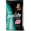 Prolife Lifestyle Gatto Kitten Salmone e Riso - 1,5 kg Croccantini per gatti