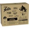 Felix Purina Felix Le Ghiottonerie Cibo Umido per Gatti con Tonno, Salmone, Merluzzo, Merluzzo nero, Confezione da 80 buste da 85 g