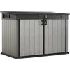 Keter Porta Attrezzi da Esterno Grande Store, Ideale per il Giardino, Grigio, 190,5x109,3x132,5H cm, 2020 L